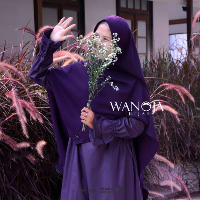 WNJ Khimar Basilornis | KERUDUNG INSTAN | Jilbab Instan | Syar'i | Hijab Instan | Premium