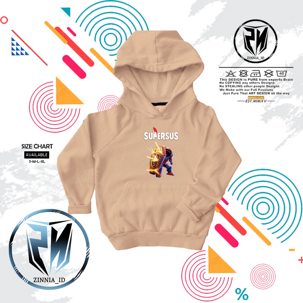 Hoodie Anak Logo Game Super Sus Guardian