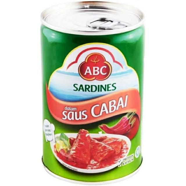 

Sarden abc saus cabai 425 gr