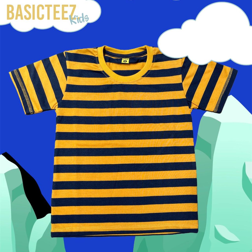 Kaos Anak Stripe Salur Big Stripe Series, Cotton Combed