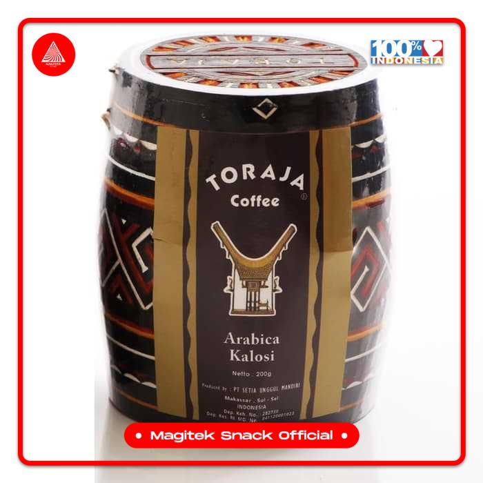 

[SNACK] KOPI TORAJA ARABIKA KALOSI GENTONG BESAR (200gr)