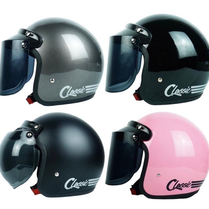 HELM BOGO RETRO ORI SNI CLASSIC WANITA/KLASIK CEWEK DEWASA HIJAB
