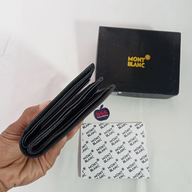 Dompet Pria Lipat Kulit Asli Mb Polos