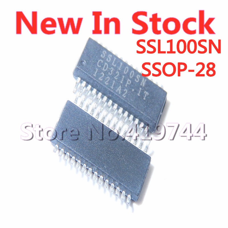 5pcs / LOT Sparepart Komponen Elektronik chip IC power management LCD SSL100SN SSL100SN-A1-0-TR SSOP-28 SMD