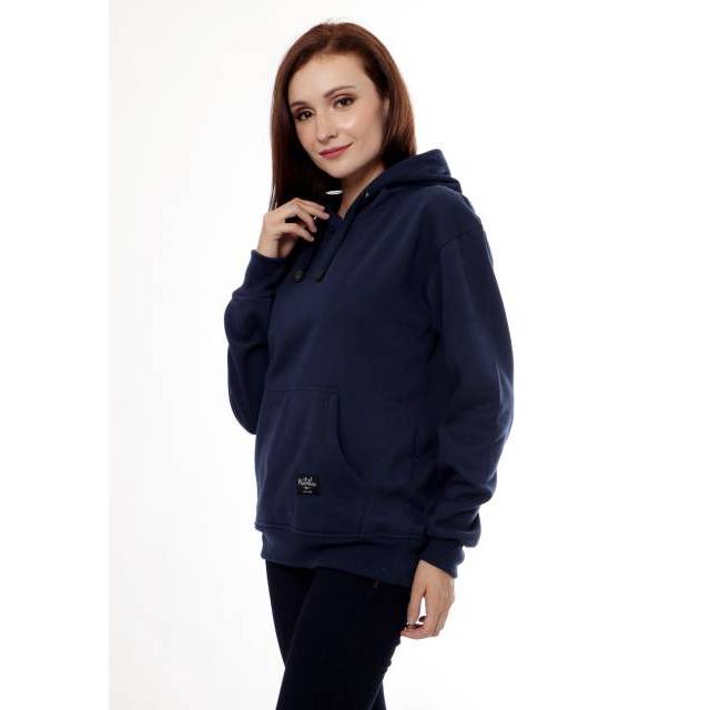 Hoodie mtbs couple navy blue distro