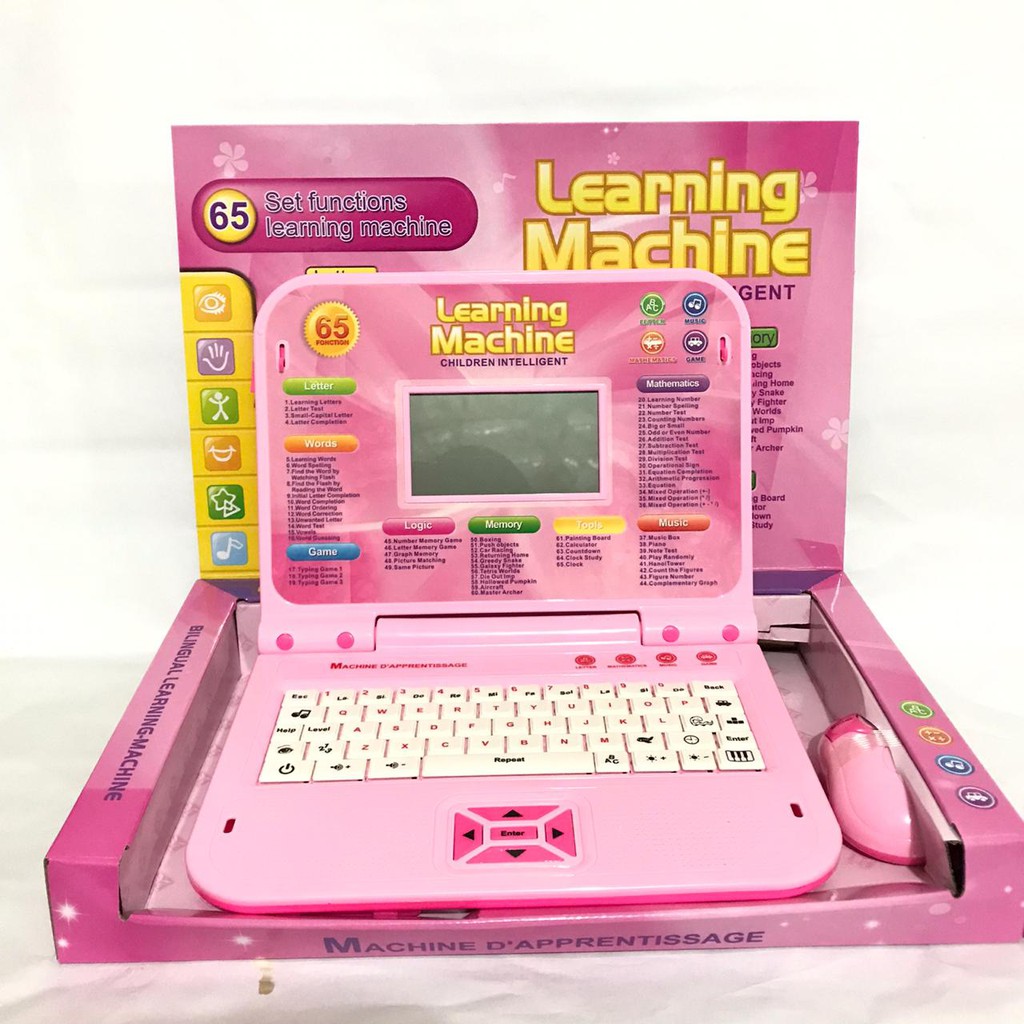 ALAT BANTU BELAJAR ANAK NOTEBOOK LEARNING MACHINE / MAINAN LAPTOP BELAJAR