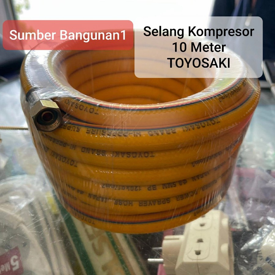 Selang kompresor 10 meter selang tambal ban udara gas