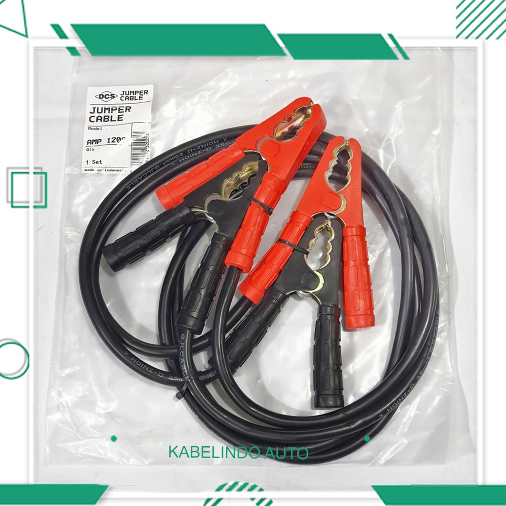 KABEL AKI MOBIL / KABEL JUMPER / KABEL ACCU 1200 A 2 METER UNIVERSAL