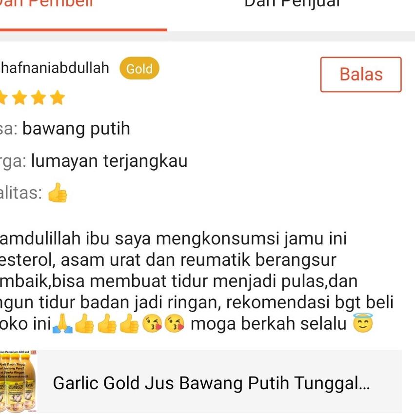 

SALE✅Garlic Gold Jus Bawang Putih Tunggal Lemon California Jahe Merah Madu Murni Cuka Apel - Sehat & Berkhasiat 600ml|RA5