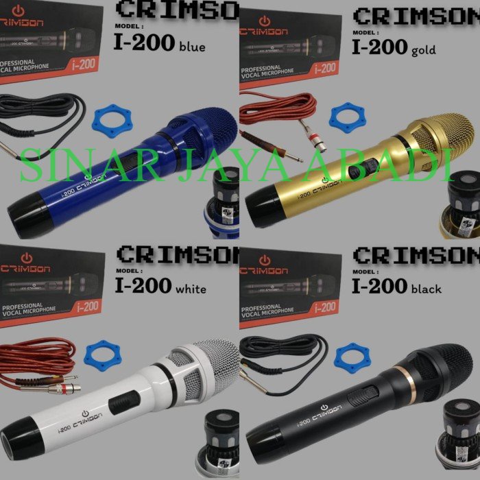 PROMO Mic Kabel Crimson i200 Original Crimson I 200