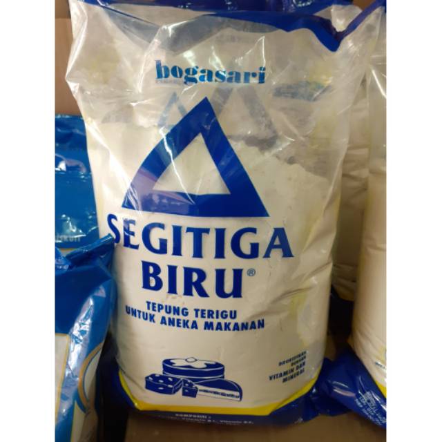 TEPUNG TERIGU SEGITIGA BIRU KEMASAN 1KG/TERIGU SEGITIGA BOGASARI