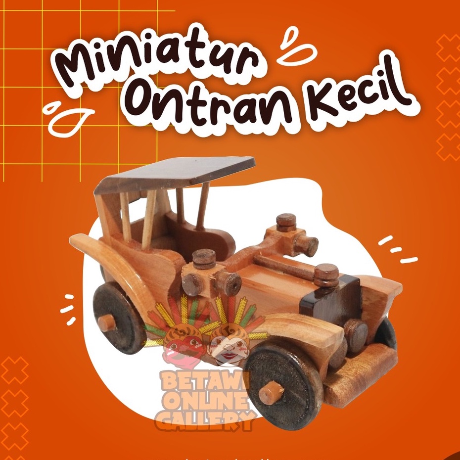 Ukuran kecil Souvenir / Miniatur/ Pajangan Meja/ Koleksi, Mobil Ontran