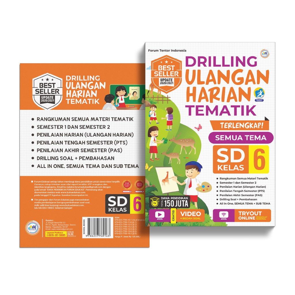 

Drilling Ulangan Harian Tematik Kelas 6 SD