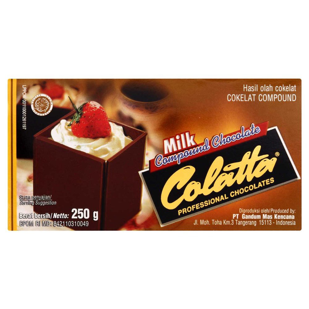 Coklat Colatta MILK 250gr / Coklat Collata / Cokla Colata