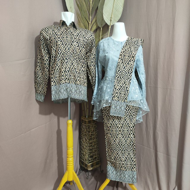 Maura Couple - Sania Ruffle Batik Couple Ori Ndoro Jowi Dnt Garansi Termurah Shopee - Batik Natasha