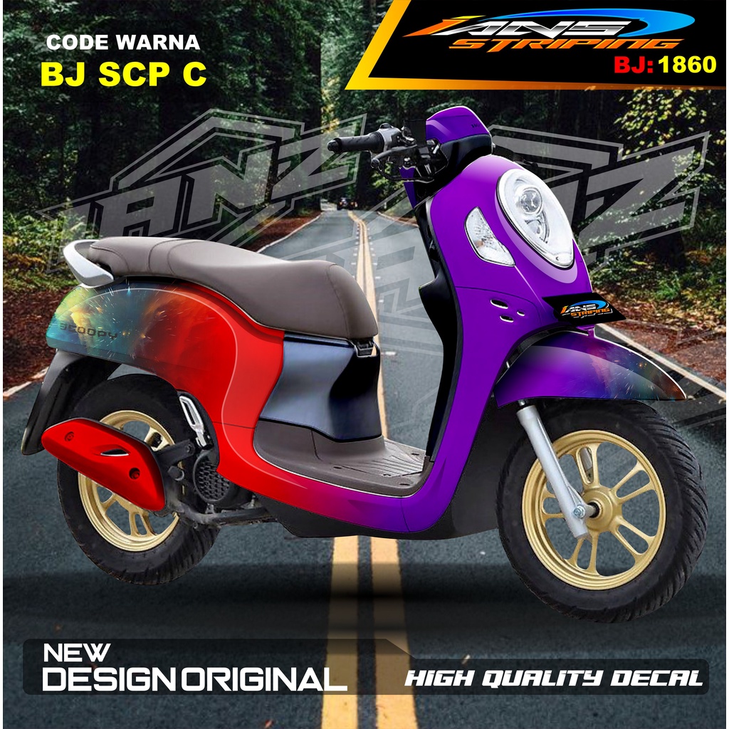 STIKER FULL BODY SCOOPY / STICKER ALL NEW SCOOPY / STIKER FULL BODY SCOOPY TERMURAH / STIKER MOTOR SCOOPY / STIKER MOTOR