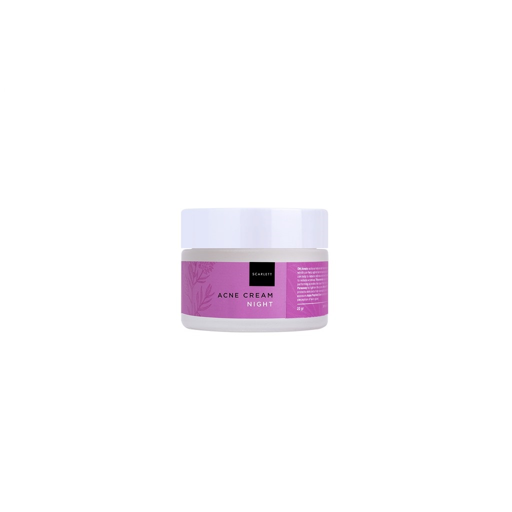 Scarlett Whitening Acne Night Cream