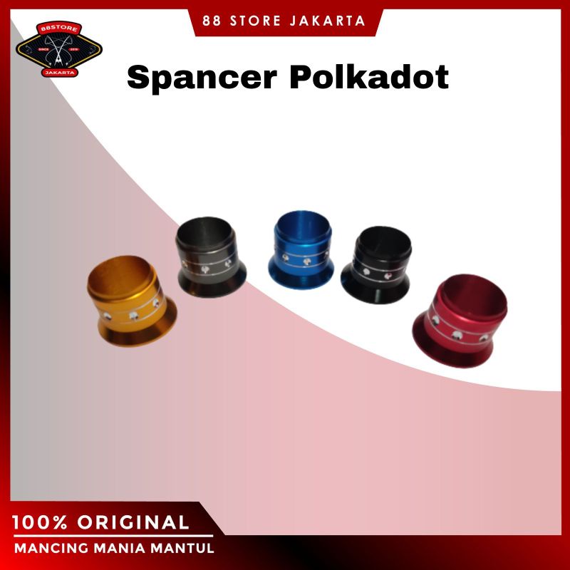 spancer polkadot spacer reelseat