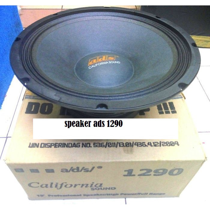 Speaker ADS 12" Full Range California 1290 1000 Watt Original