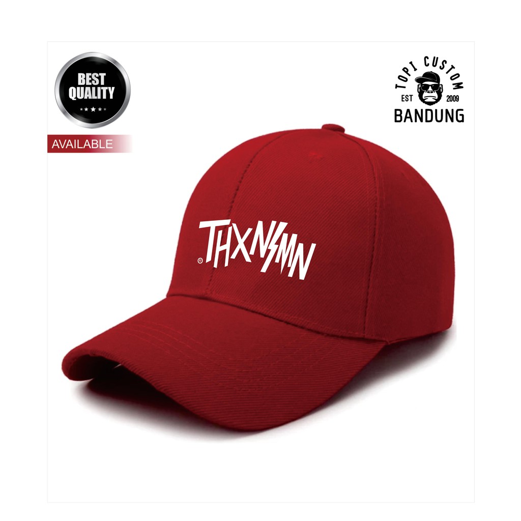 Topi Baseball  THANKINSOMNIA Pria Wanita Topi Jaring Jala THANKINSOMNIA Baseball Cap Bisa Tulis Nama Bisa COD Gratis Masker Original High Premium Quality