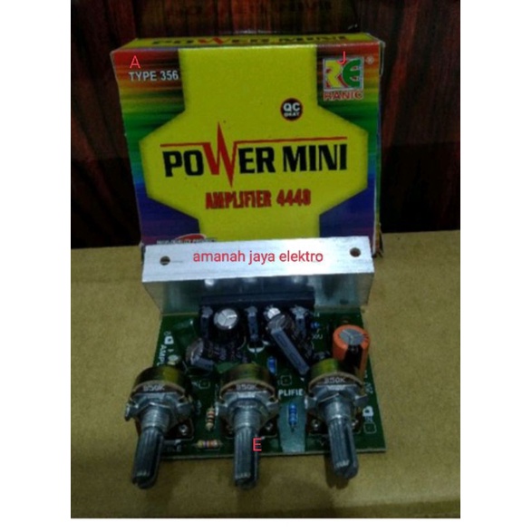 kit power mini amplifier 12v (4440)