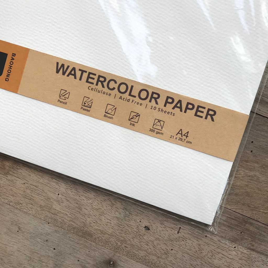 

Baohong watercolor paper A4 A5 A6 300GSM 230GSM