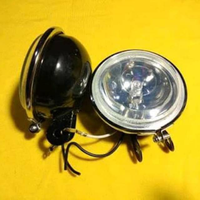 Lampu TEMBAK Kabut Bulat LAMPU Foglamp Sorot Motor Mobil
