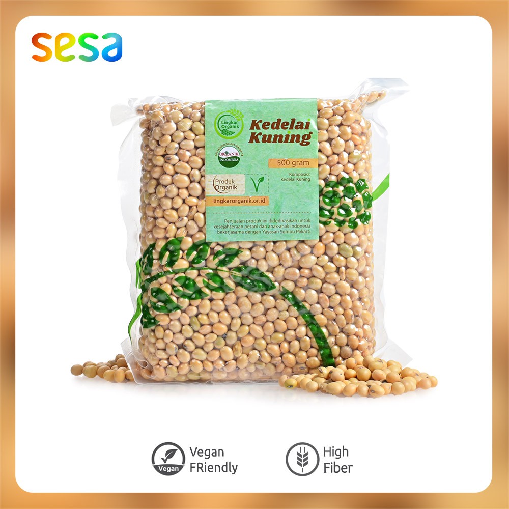 

Lingkar Organik - Kacang Kedelai Kuning 500 g