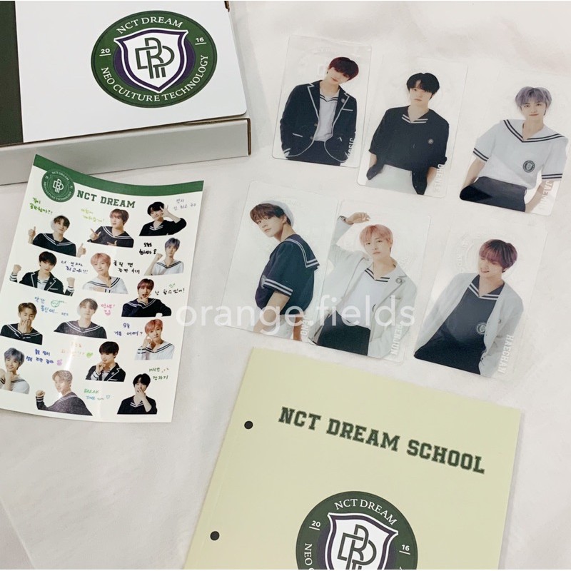 Back To School NCT dream (sharing) - bookmark jeno jaemin chenle jisung renjun haechan b2s kit