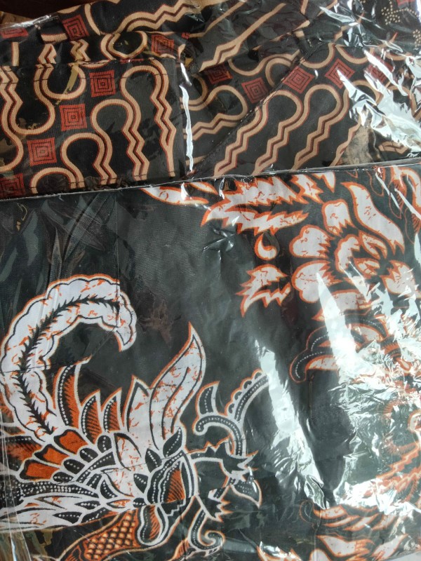 Hem Batik Pria Lengan Pendek Size M L Xl Xxl Bswart New Arrival