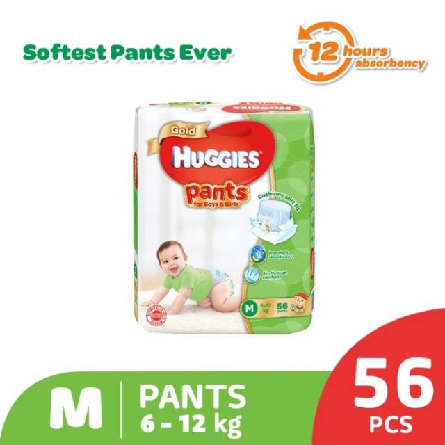 HUGGIES Gold Pants Popok Celana - M56