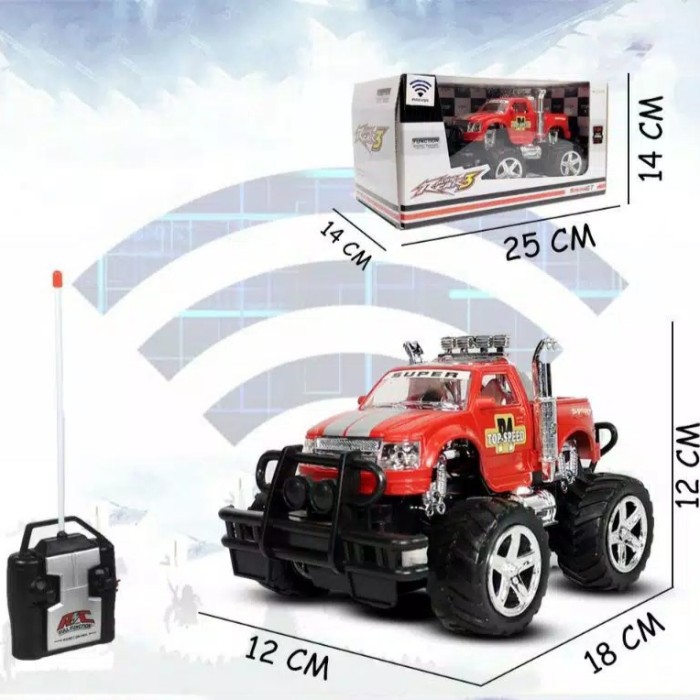 Mainan Anak Mobil Remote Control Jeep Offroad Rdr1054