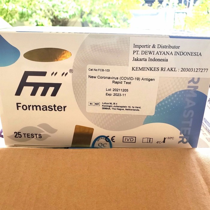 ✨COD✨ Formaster Antigen Ag Isi 25T Omicron Deteksi