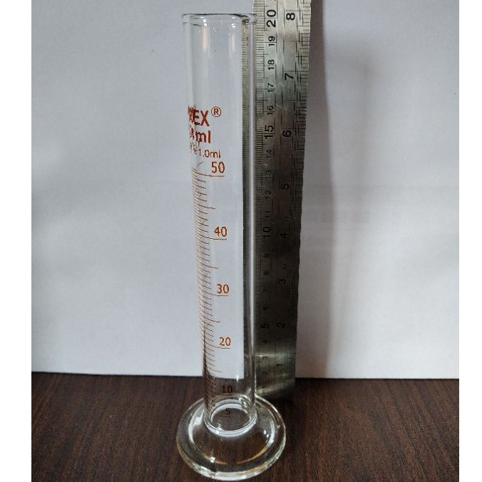 gelas ukur pyrex 50 ml