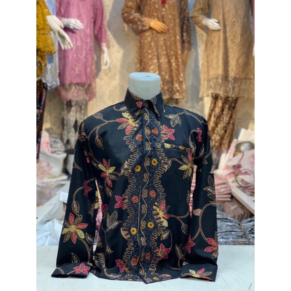 COD//KEMEJA BATIK//KEMEJA BATIK LENGAN PANJANG//KEMEJA BATIK COUPLE MARON//TERLARIS