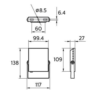 LAMPUPROYEKTOR_ Lampu LED Sorot   Tembak PHILIPS 10W   10 W   LED Flood Light BVP131 Limited