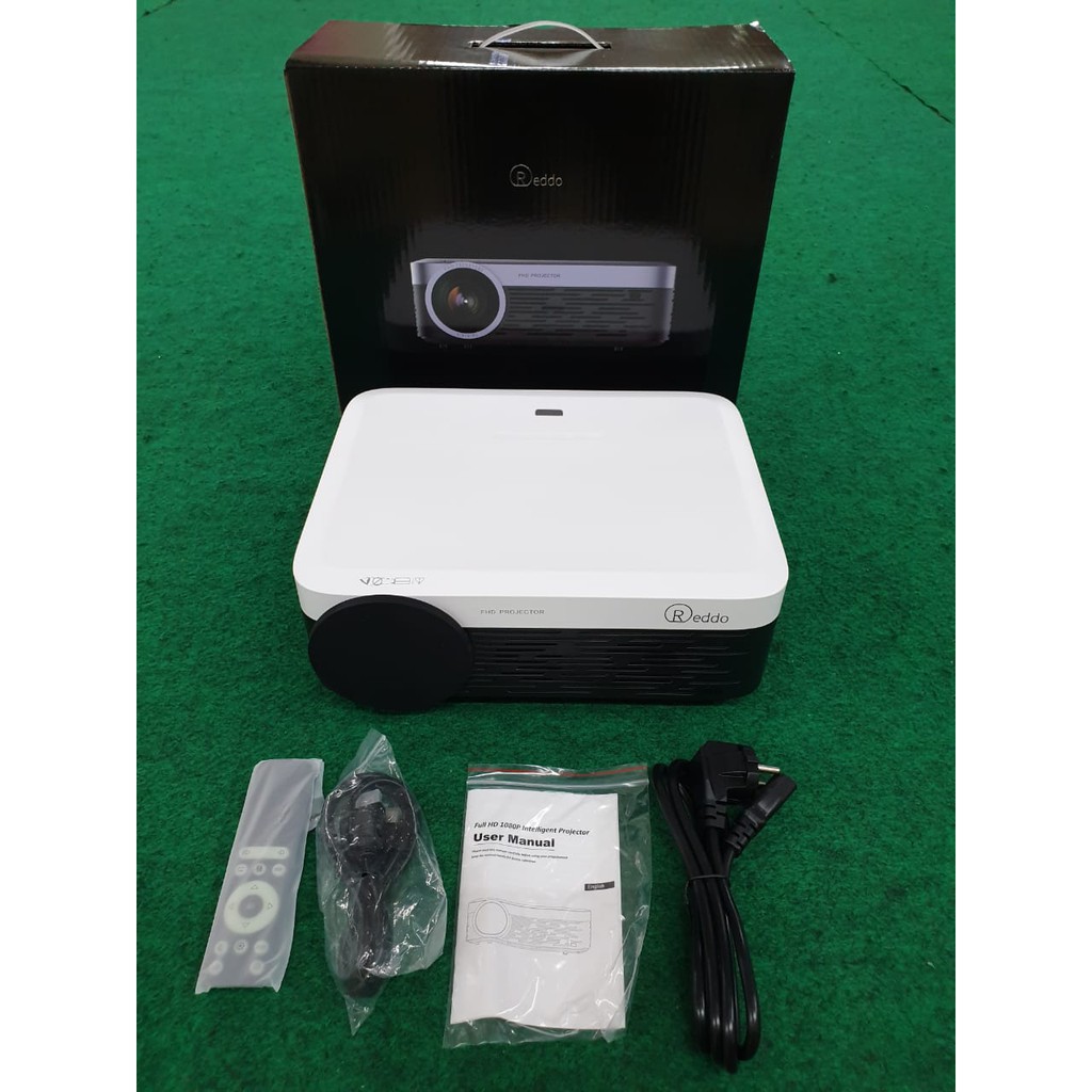 Projector Android S01 REDDO 1080 Full HD 3800 Lumens Native 1920x1080