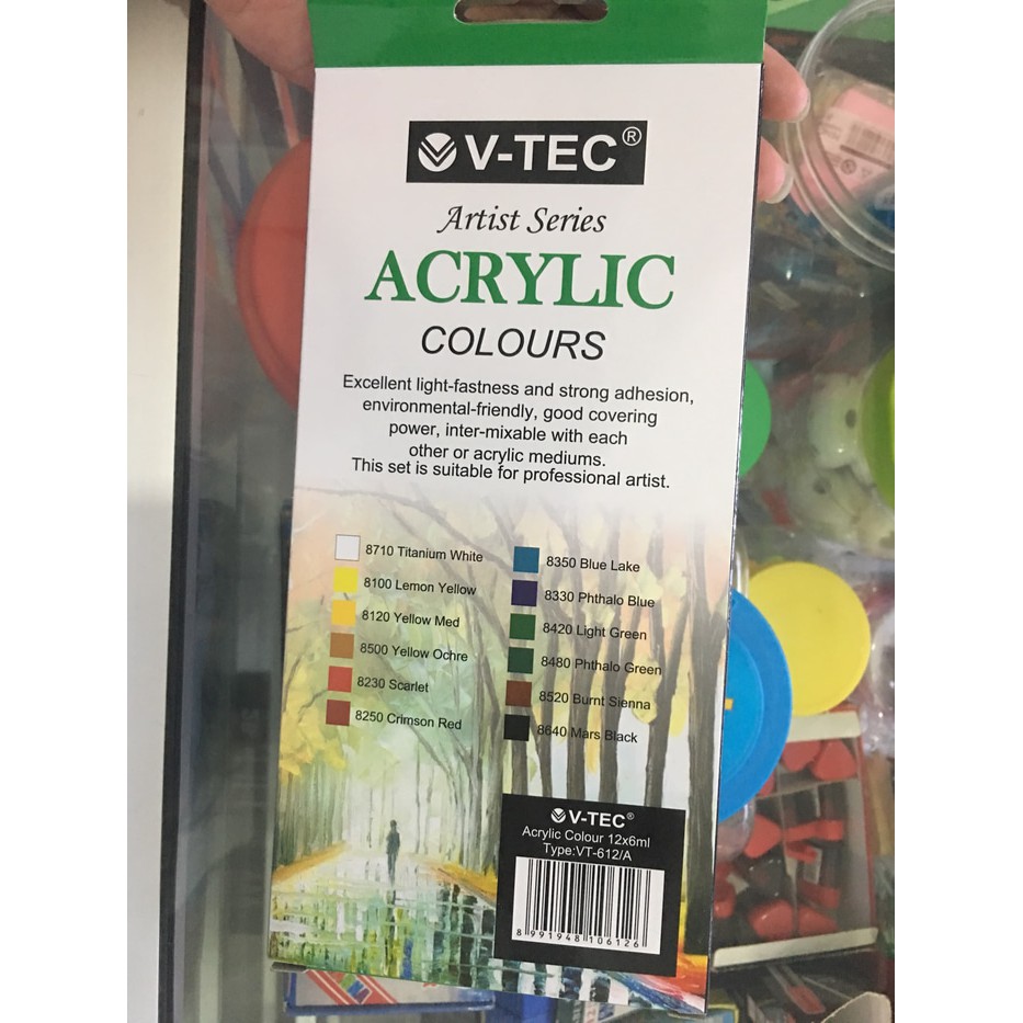 

Jual Cat Acrylic colour 12 warna cat akrilik Limited