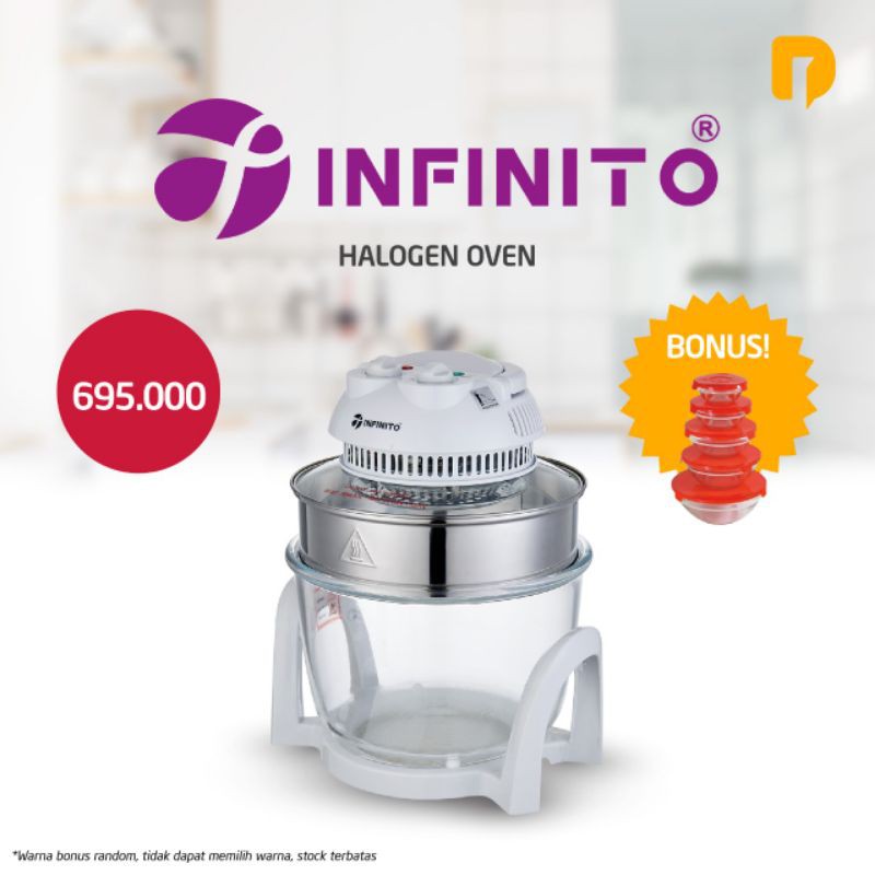 Oven Halogen Infinito Dusdusan Bergaransi 1 tahun