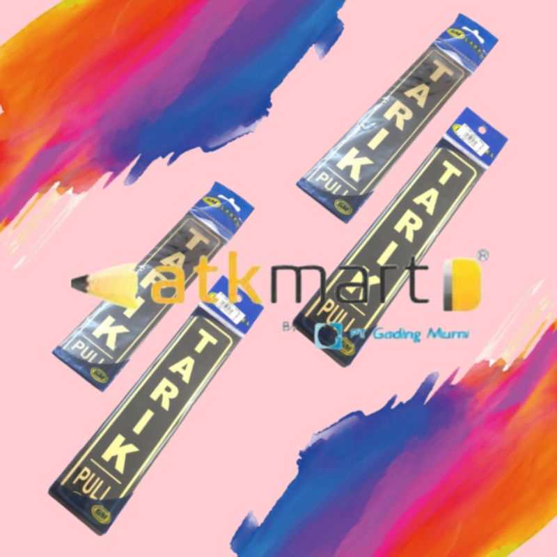 

GM LABEL TARIK PLAT BLACK/GOLD KECIL