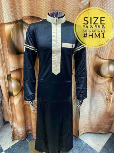 Jubah pria Daffa Al haromain import mesir original