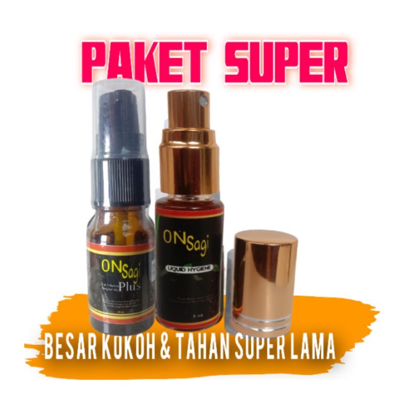 PAKET SEMPURNA ONSAGI SPRAY DAN ONSAGI PLUS BESAR KUAT TAHANLAMA