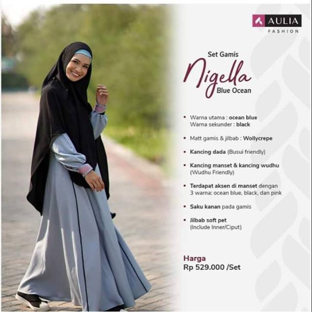 GAMIS SYARII BRANDED / GAMIS SYARII PALING LARIS / GAMIS SYARII AULIA NIGELLA