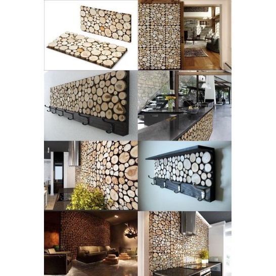 Wood Slice Log Bahan Dekorasi DIY - Pusat Wood Slice Termurah 1-4cm