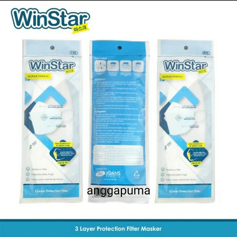 Winstar Masker 3D KF94