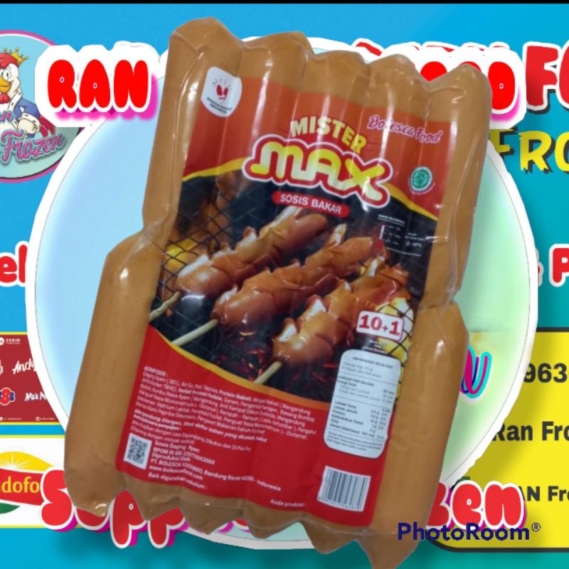 

MR MAX Sosis Bakar mini 10+2pcs 500gr 12pcs mister max