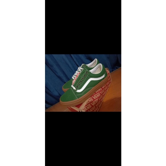 VANS OLD SKOOL GUM GREEN- RESMI PT NAVYA
