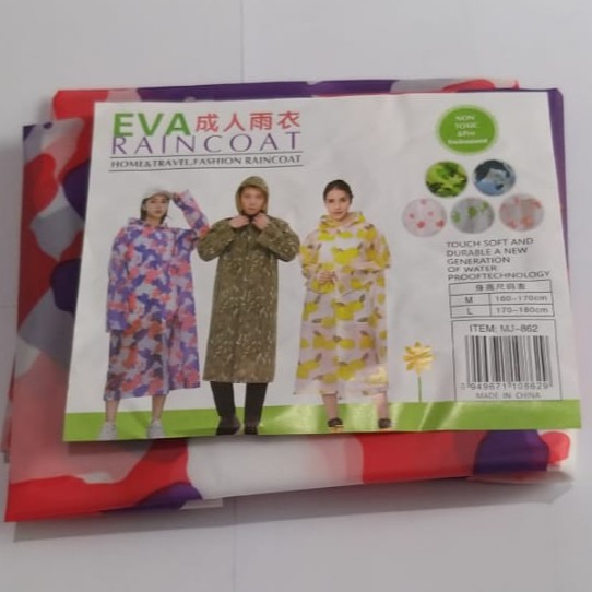 NEW! Jas Hujan EVA Fashion ARMY Malvinas HOME TRAVEL Raincoat Best Quality Jamin Cakep &amp; Original