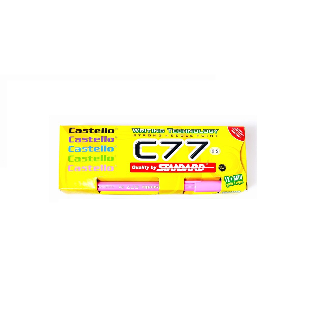 

Pena Pulpen Standart Castello C77 Black