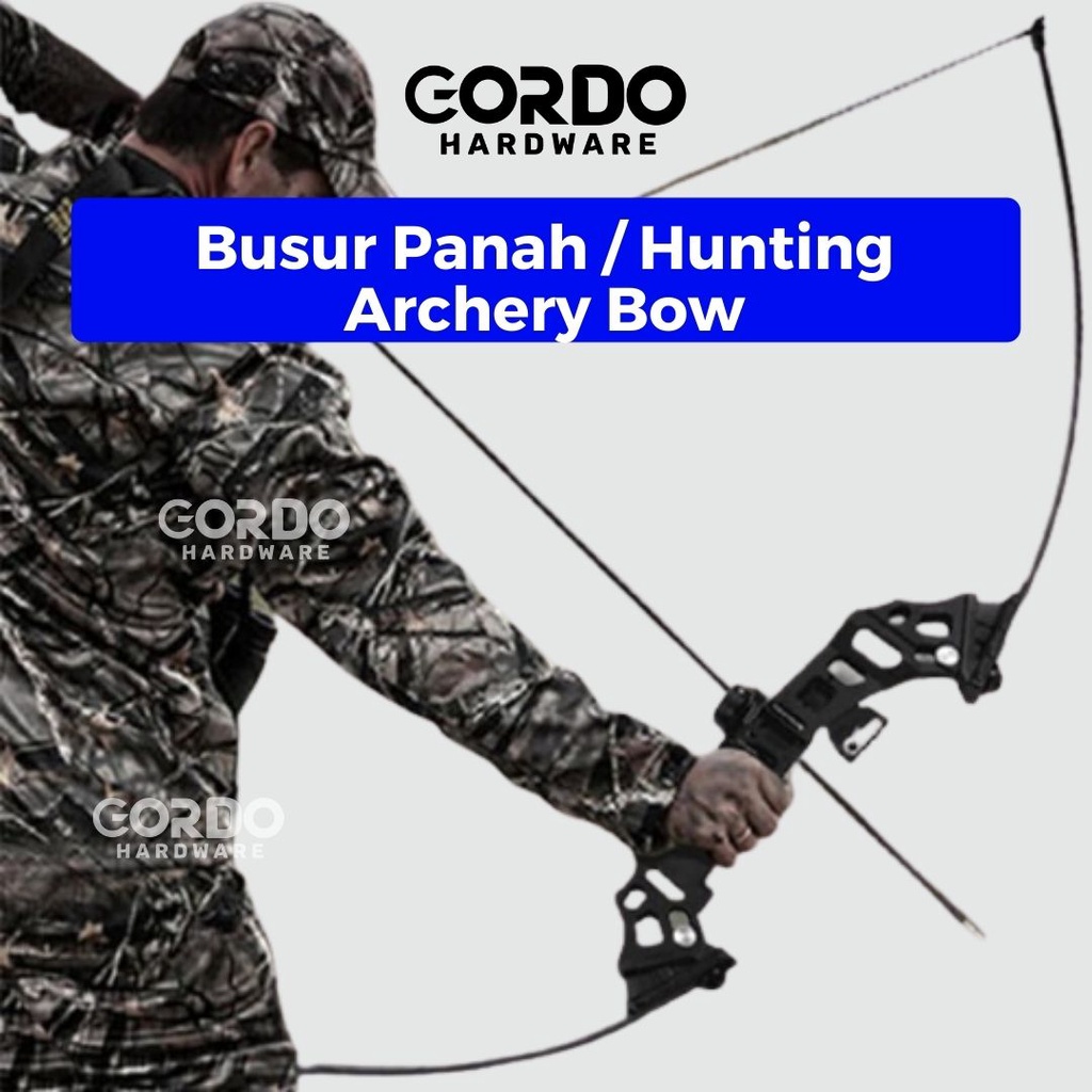 Busur Panah Hunting Archery Bow / Busur Panah Pemula / Busur Panahan Anak